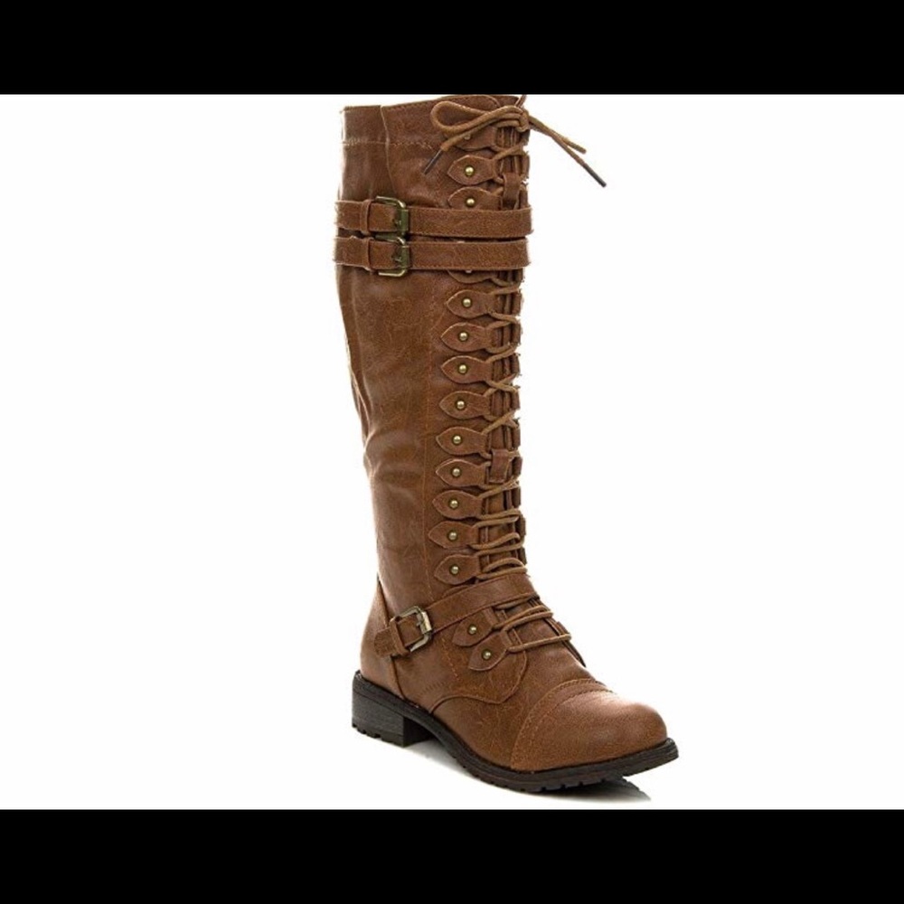 Stylesh & Unique Ladies lace up knee high boots